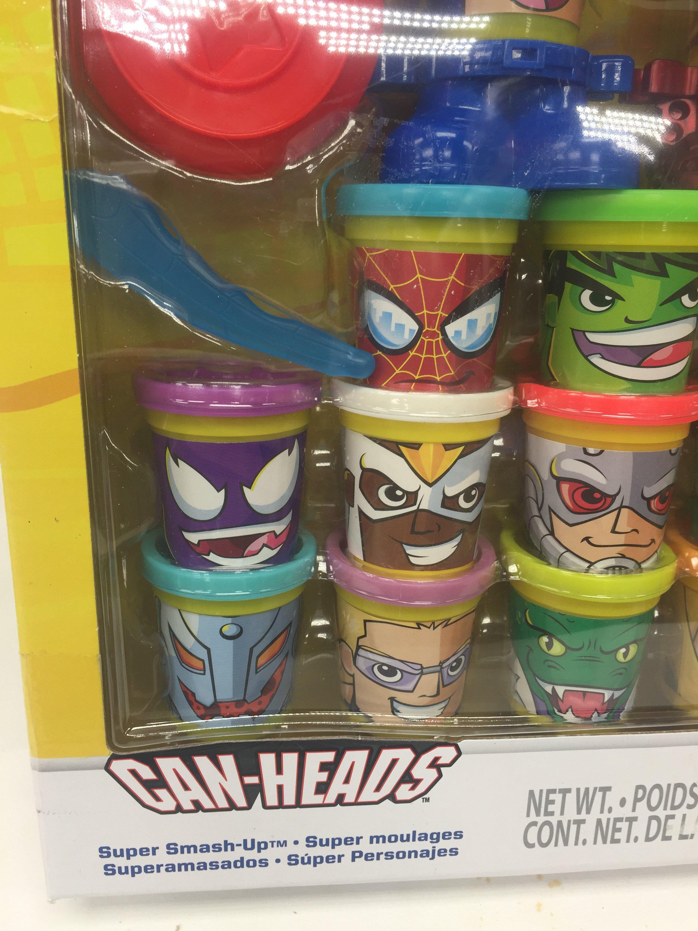 Play Doh 15 Can Can Heads Super Smash Ups