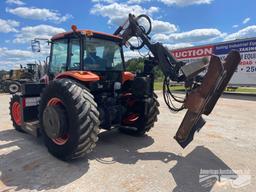 KUBOTA M1085 TRACTOR WITH SIDE ARM MOWER