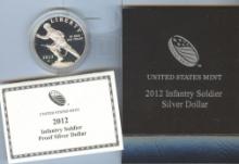 2012-W INFANTRY SOLDIER SILVER $
