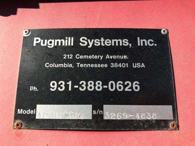 PUGMILL SYSTEMS 1500LS With Components, Two Twin-Shaft Twin Drive, (2) 100HP Electric Motors (TEFC 2