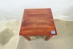 Asian Style Single Drawer Side Table