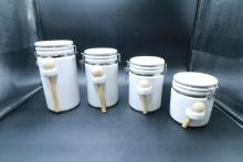 4 Piece Cannister Jar Set