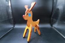 Wooden Reindeer Art