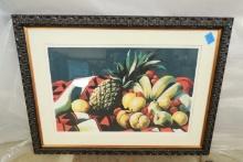 Signed And Numbered Fruit Print