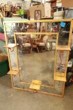 Decorative Mirror with Shelves