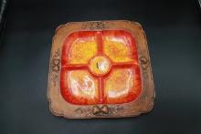 Treasure Craft Vintage Ceramic Divided Tray
