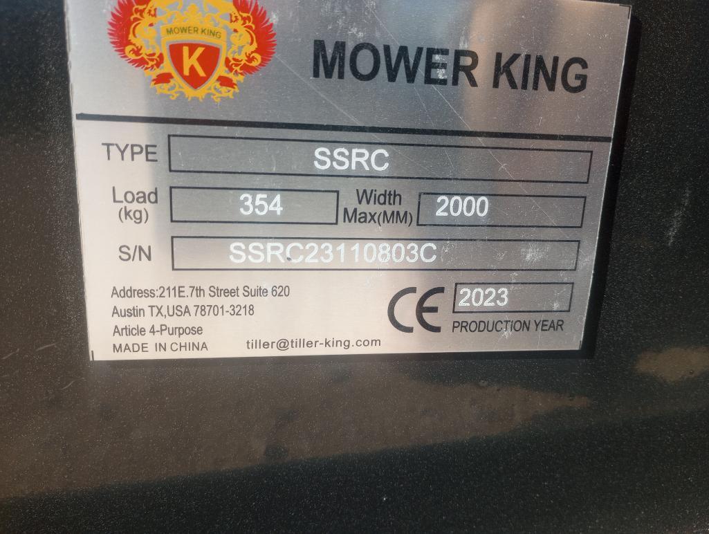 Unused Mower King SSRC72 Skid Steer Brush Cutter