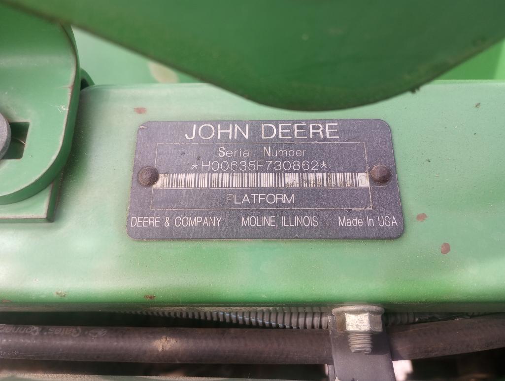 John Deere 635F HydraFlex Platform