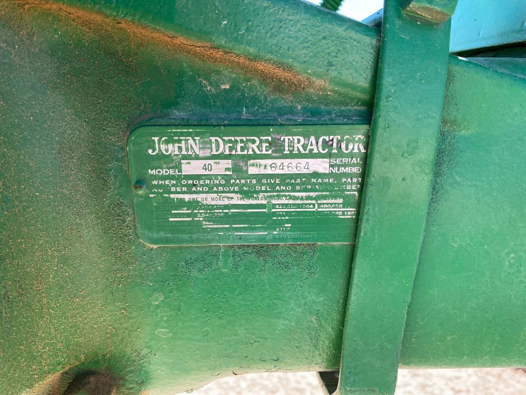 John Deere 40 Tractor
