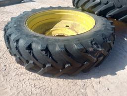 (2) John Deere Duals w/Tires 18.4R46