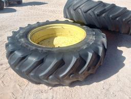 (2) John Deere Duals w/Tires 18.4R38