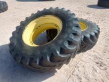 (2) John Deere Wheels w/Tires 420/90R30