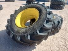 (2) John Deere Wheels w/Tires 600/70R30