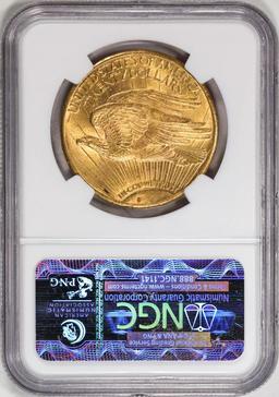 1927 $20 St. Gaudens Double Eagle Gold Coin NGC MS63