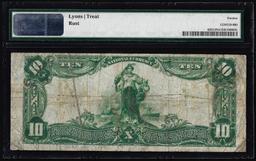 1902 $10 First NB of McCook, Nebraska CH# 3379 National Currency Note PMG Fine 12 Net