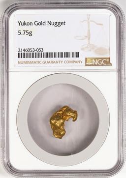 5.75 Gram Yukon Gold Nugget NGC Graded
