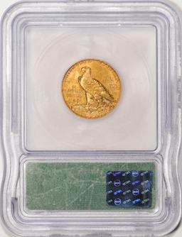 1913 $5 Indian Head Half Eagle Gold Coin ICG MS64