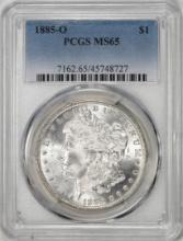 1885-O $1 Morgan Silver Dollar Coin PCGS MS65