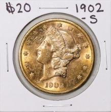 1902-S $20 Liberty Head Double Eagle Gold Coin