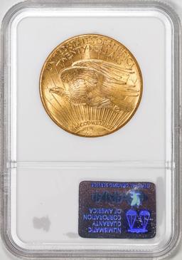 1927 $20 St. Gaudens Double Eagle Gold Coin NGC MS64