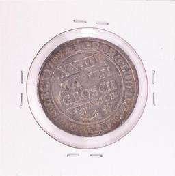 1701 Germany Brunswick 24 Marien Groschen Silver Coin