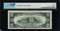 1969 $10 Federal Reserve Note Mismatched Serial Number Error PMG Very Fine 30EPQ