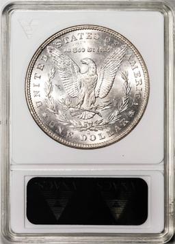 1899-S $1 Morgan Silver Dollar Coin ANACS MS64 Old Soap Box Holder
