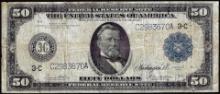 1914 $50 Federal Reserve Note Philadelphia