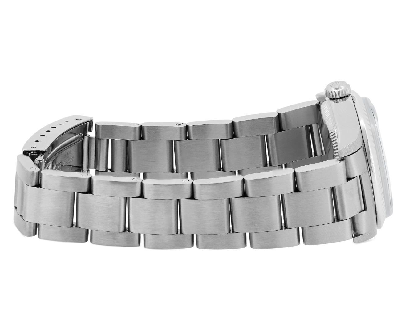 Rolex Midsize Stainless Steel Datejust Wristwatch With Rolex Box