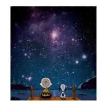 Peanuts "Stars" Limited Edition Giclee on Canvas