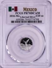 2016-Mo Mexico Proof 1/20 oz Silver Libertad Coin PCGS PR70DCAM