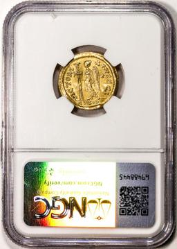 Byzantine Empire 491-518 AD Anastasius I AV Solidus Ancient Gold Coin NGC XF