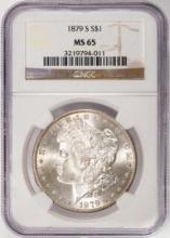 1879-S $1 Morgan Silver Dollar Coin NGC MS65