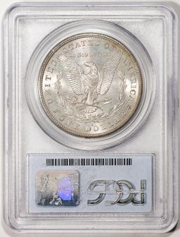 1881-S $1 Morgan Silver Dollar Coin PCGS MS65 Amazing Toning