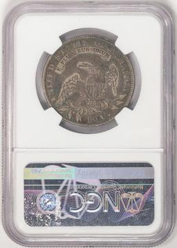 1836 Lettered Edge Capped Bust Half Dollar Coin NGC F15