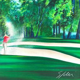 Victor Spahn "Golf" Limited Edition Lithograph on Paper