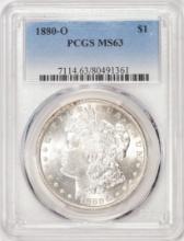 1880-O $1 Morgan Silver Dollar Coin PCGS MS63
