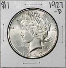 1927-D $1 Peace Silver Dollar Coin