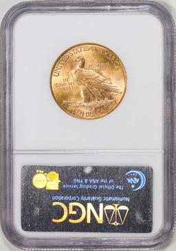 1926 $10 Indian Head Eagle Gold Coin NGC MS63