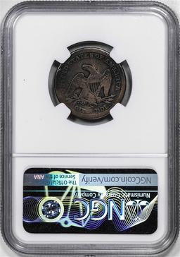 1860-S Liberty Seated Quarter Coin NGC Fine Details