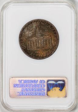 1946 Iowa Statehood Commemorative Half Dollar Coin NGC MS65 Old Holder Amazing Toning