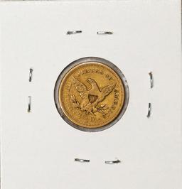 1852-O $2 1/2 Liberty Head Quarter Eagle Gold Coin