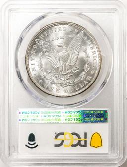 1898 $1 Morgan Silver Dollar Coin PCGS MS65