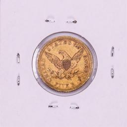 1852 $5 Liberty Head Half Eagle Gold Coin