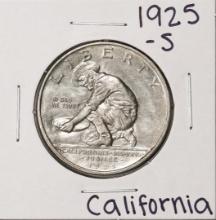 1925-S California Diamond Jubilee Commemorative Half Dollar Coin