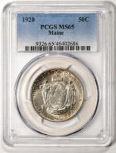 1920 Maine Centennial Commemorative Half Dollar Coin PCGS MS65