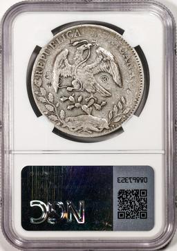 1893DO ND Mexico 8 Reales Silver Coin NGC VF Details Chopmarked