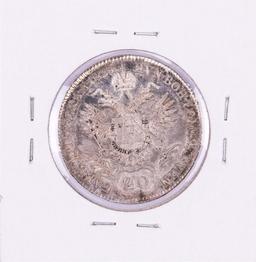 1825 Austria 20 Kreuzer Silver Coin