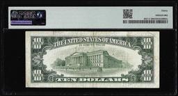 1985 $10 Federal Reserve Note Loose Cylinder Error Fr.2027-C PMG Very Fine 30
