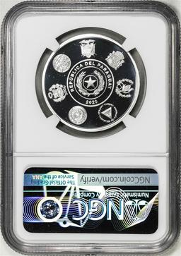 2020 Paraguay 1 Guarani Steam Locomotive Trains Silver Coin NGC PF70 Ultra Cameo